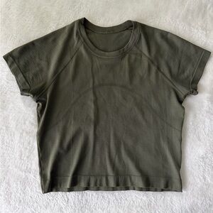 lululemon Swiftly Cropped Short Sleeve
